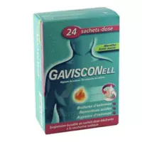 Gavisconell Menthe Sans Sucre, Suspension Buvable 24 Sachets à Saint-Avold